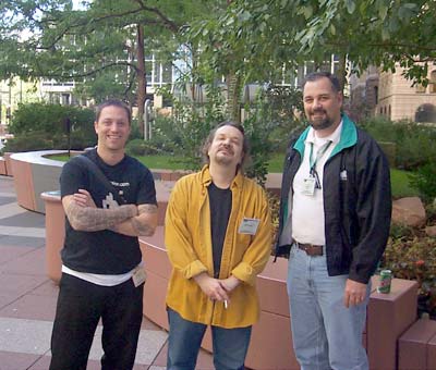 Joshua Davis, Jeffrey Zeldman and Dave Bastian...