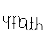 Rotating animation of an inversion of the word 'Math'