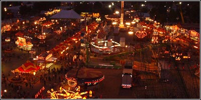 Pima County Fair from the top of a Ferris Wheel...