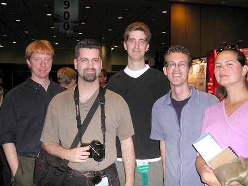 Eric, Nick, Christoper Schmitt, me and Christina Woodtke...