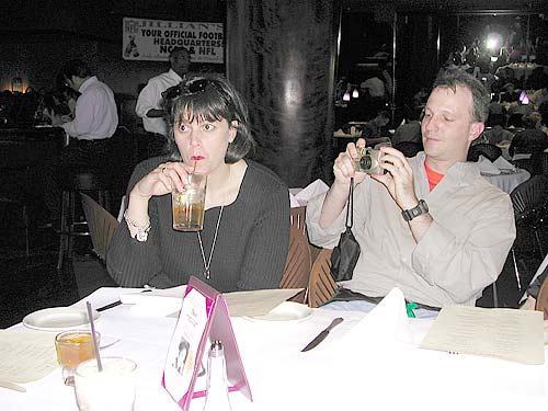 Thomas Van der Wall and his lovely wife...