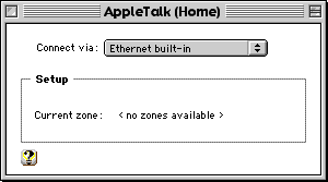 AppleTalk Control Panel