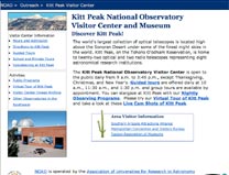 Kitt Peak Visitor Center and Museum home page