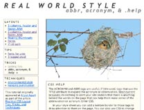 Real World Style home page