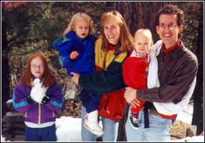 The Newhouse family in the snow, again...